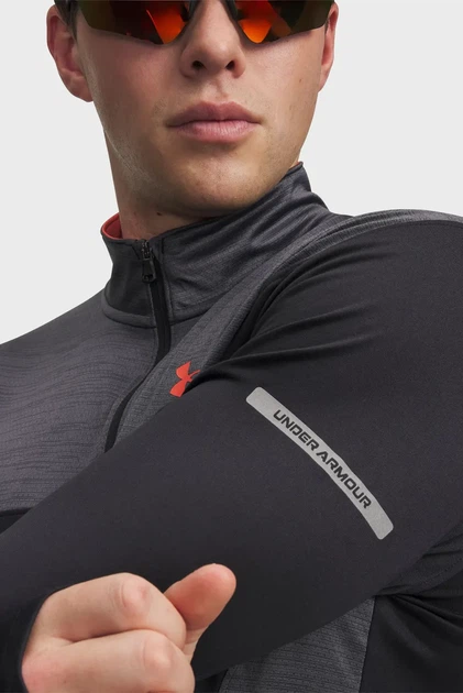 Чоловіча чорна спортивна кофта UA Tech Utility 1/4 Zip Under Armour L 6004963-002 - Фото 3 Чоловіча чорна спортивна кофта UA Tech Utility 1/4 Zip Under Armour L 6004963-002 - изображение 3