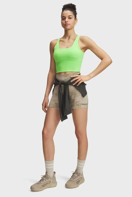 Жіночі бежеві камуфляжні велосипедки Pjt Rck Middy Short Under Armour L 1389712-299 - Фото 2 Жіночі бежеві камуфляжні велосипедки Pjt Rck Middy Short Under Armour L 1389712-299 - изображение 2