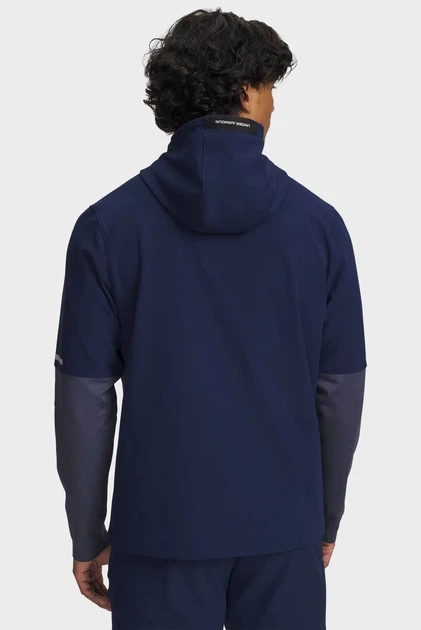 Чоловіча темно-синя вітровка Utility Woven Winterized FZ Under Armour S 6006112-408 - Фото 2 Чоловіча темно-синя вітровка Utility Woven Winterized FZ Under Armour S 6006112-408 - зображення 2