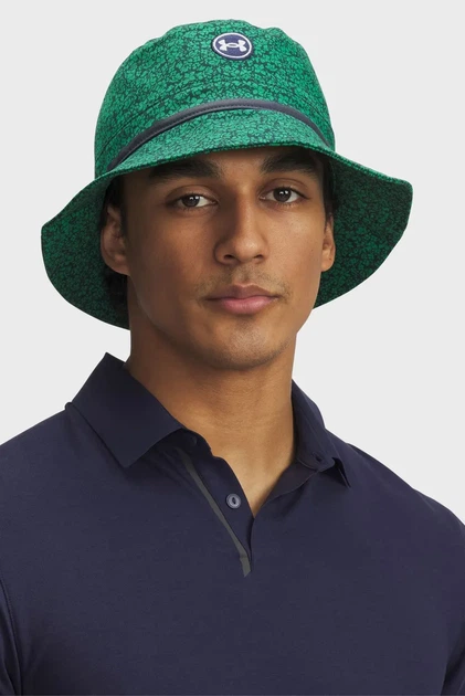 Зелена панама з візерунком Unisex Driver Golf Bucket Under Armour L/XL 1383483-410 - изображение 2