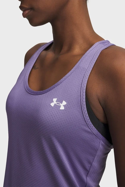 Жіноча фіолетова майка Tech Mesh Racer Tank Under Armour XS 6009989-520 - зображення 3