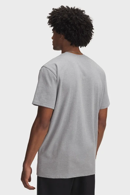 Чоловіча сіра футболка Curry Hvyweight Logo Tee Under Armour M 1387107-035 - изображение 3