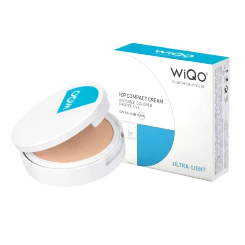 Легка тонуюча крем-пудра Wiqo ICP Cream-Invisible Colored Protective 10.5 мл Ultralight - зображення 3