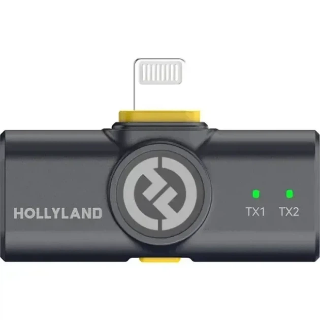 Беспроводная микрофонная система Hollyland Lark M2 Lightning (2TX+1RX) для iPhone и iPad с кейсом - изображение 5