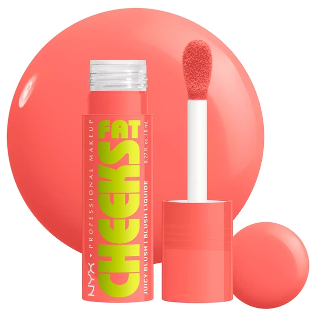 Róż do twarzy NYX Professional Makeup Fat Cheeks 01 Papaya Plump 8 ml (800897271176) - obraz 3