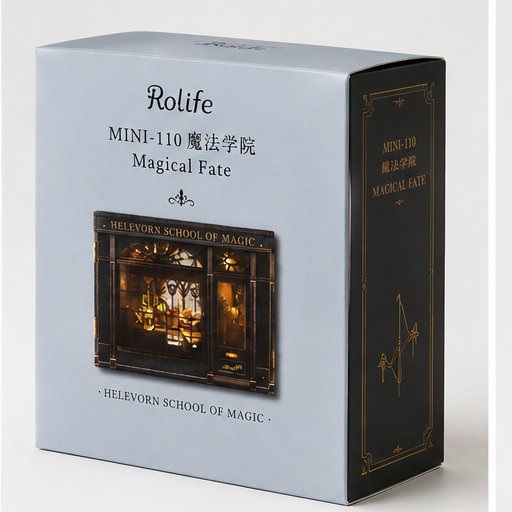 Конструктор для создания миниатюрного домика Rolife MINI-110 Magical Fate Школа магии - изображение 2
