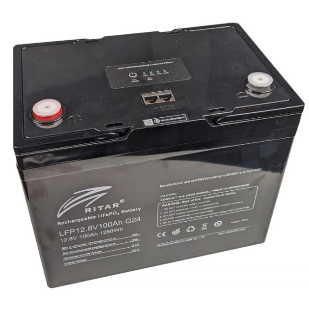 Аккумуляторная батарея с bluetooth Ritar LFP12.8V100AHG24 - изображение 2