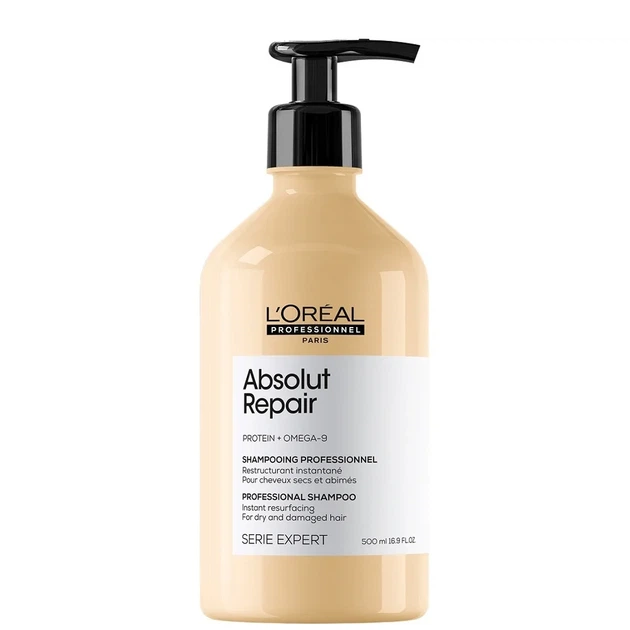 Шампунь L'Oréal Professionnel Serie Expert Absolut Repair Shampoo для інтенсивного відновлення волосся 500 мл - Фото 1 Шампунь L'Oréal Professionnel Serie Expert Absolut Repair Shampoo для інтенсивного відновлення волосся 500 мл - зображення 1