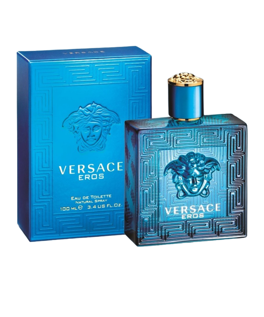 Туалетна вода для чоловіків Versace EROS, 100 мл - Фото 2 Туалетна вода для чоловіків Versace EROS, 100 мл - зображення 2