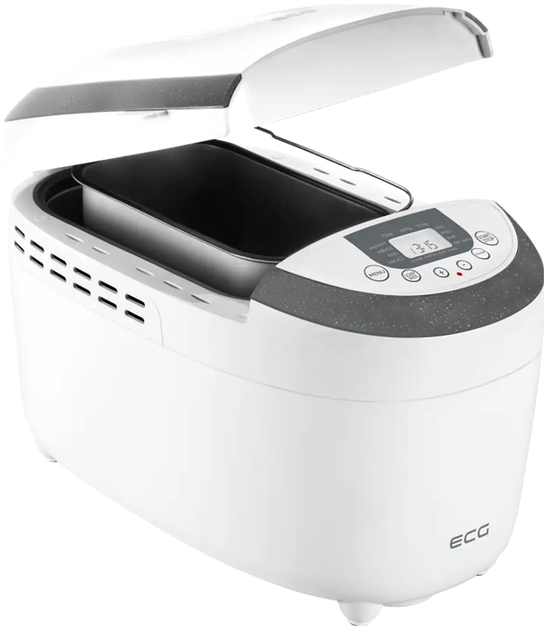 Хлебопечь 850 Вт 12 программ для дома 1.25 кг белая ECG MC-0877 - изображение 7