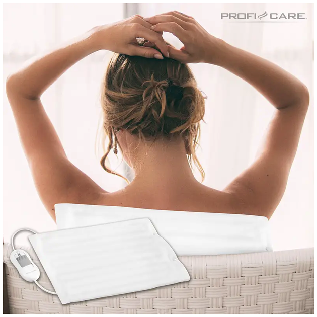 Электрогрелка 100 Вт 30х40 см для дома белый Profi Care MC-0943 - изображение 5