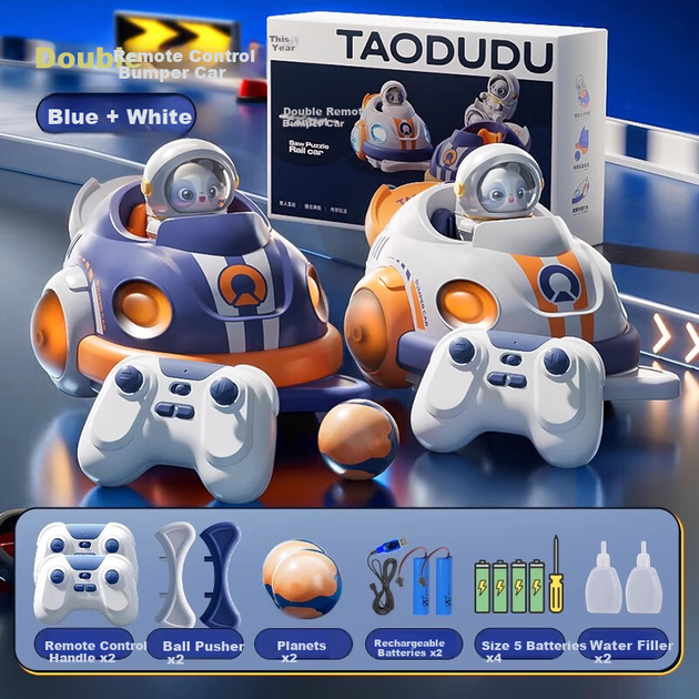 Набор Taodudu OUT машинки-бамперы на радиоуправлении, 2 шт - Фото 3 Набор Taodudu OUT машинки-бамперы на радиоуправлении, 2 шт - изображение 3