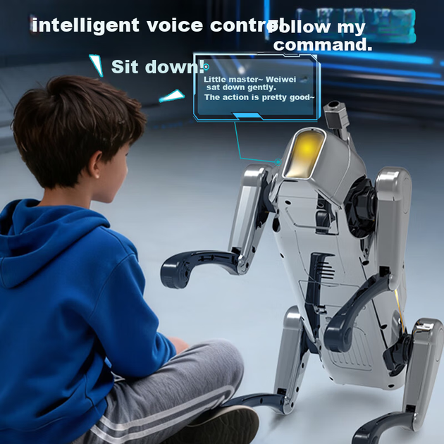 Собака-робот 4DRC игрушка интеллектуальная, программируемая, подарочная - изображение 6