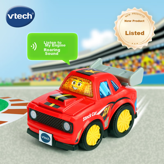 Машинка VTech игрушечная гоночная с музыкой/подсветкой, для детей, подарочная - изображение 2