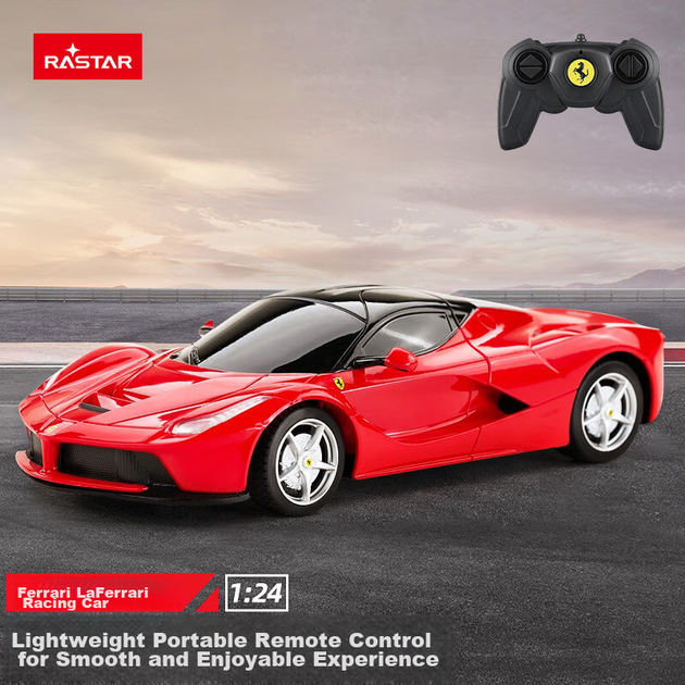 Машинка радиоуправляемая Rastar Ferrari LaFerrari 1:24, модель, подарочная - изображение 3
