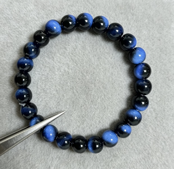 Стильний браслет BLUE Tiger Eye, синє тигрове око, унісекс, джерело гармонії та удачі - Фото 3 Стильний браслет BLUE Tiger Eye, синє тигрове око, унісекс, джерело гармонії та удачі - изображение 3