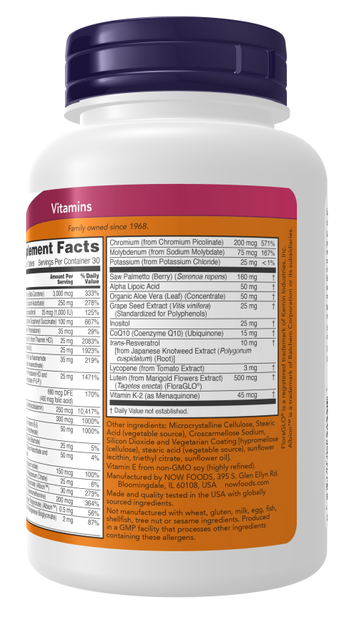 Добавка дієтична Now Foods ADAM Superior Men's Multi 60 таблеток (733739038753) - зображення 3