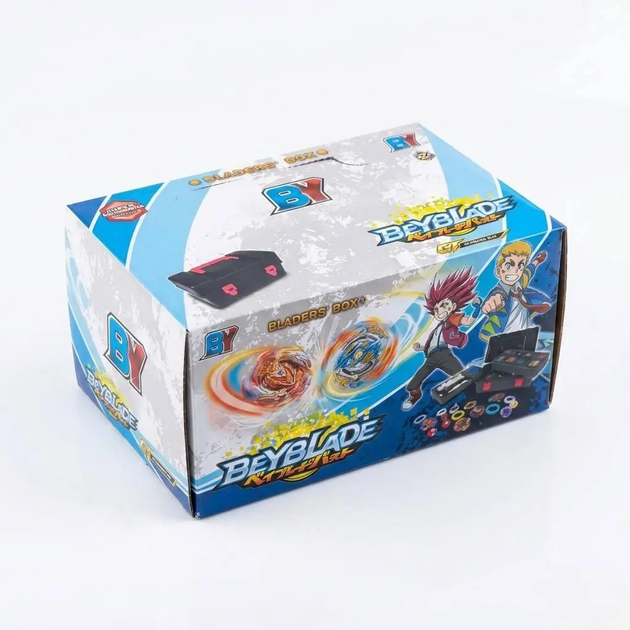 Подарунковий набір Beyblade Burst Sparking — 8 бейблейдів, арена, кейс - зображення 8