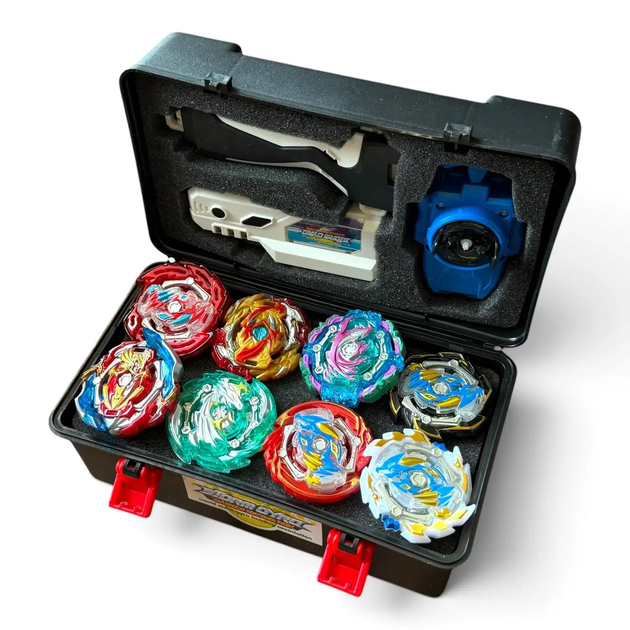 Подарунковий набір Beyblade Burst Surge — 8 бейблейдів, арена, кейс - зображення 3