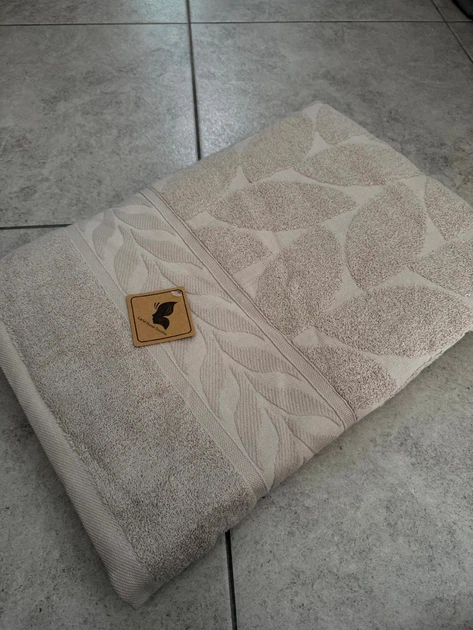 Махровое полотенце сауна 90х180 хлопок 100% L&M Home Textiles серый - Фото 1 Махровое полотенце сауна 90х180 хлопок 100% L&M Home Textiles серый - изображение 1