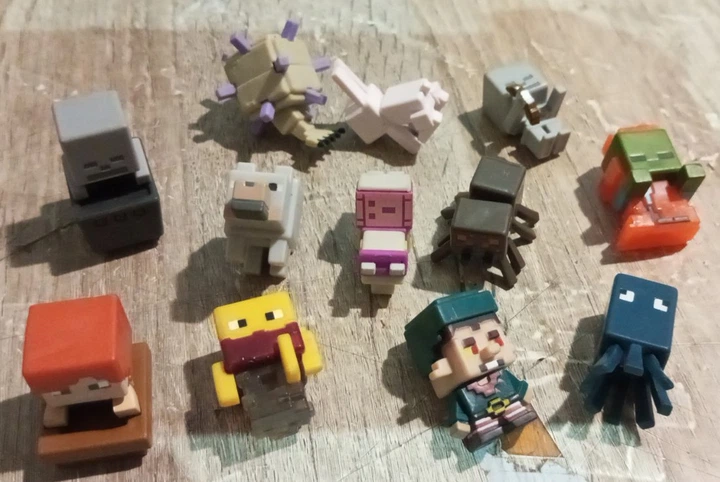 Набір мініфігурок Minecraft 12 шт, персонажі світу Майнкрафт для гри - Фото 4 Набір мініфігурок Minecraft 12 шт, персонажі світу Майнкрафт для гри - зображення 4