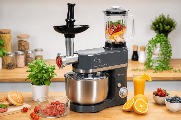 Кухонный комбайн с мясорубкой Zelmer ZKR9100 Kitchen Connect Pro - изображение 5