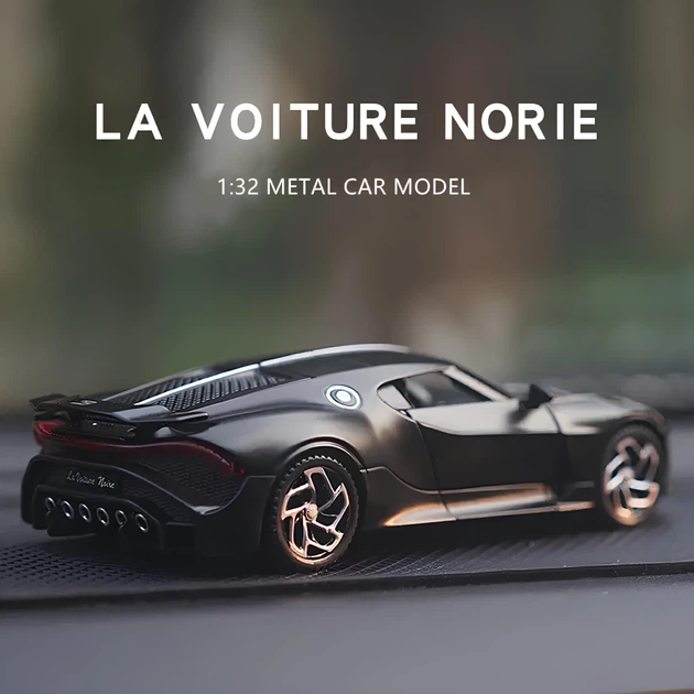 Модель автомобиля Bugatti La Voiture Noire. Металлическая инерционная машинка Бугатти 1:32 - Фото 7 Модель автомобиля Bugatti La Voiture Noire. Металлическая инерционная машинка Бугатти 1:32 - изображение 7
