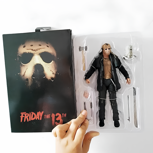 Фигурка Jason Voorhees Friday the 13th 18 см, более 25 точек артикуляции, аксессуары, коробка - изображение 2
