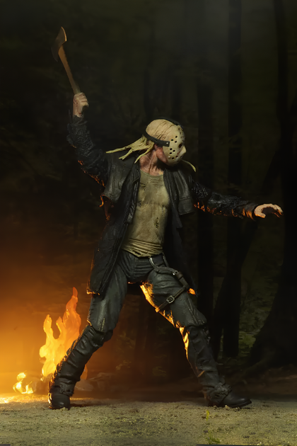 Фигурка Jason Voorhees Friday the 13th 18 см, более 25 точек артикуляции, аксессуары, коробка - изображение 4