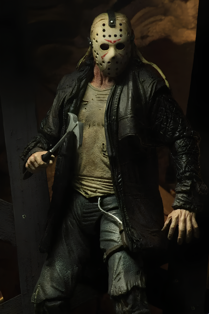 Фигурка Jason Voorhees Friday the 13th 18 см, более 25 точек артикуляции, аксессуары, коробка - изображение 6