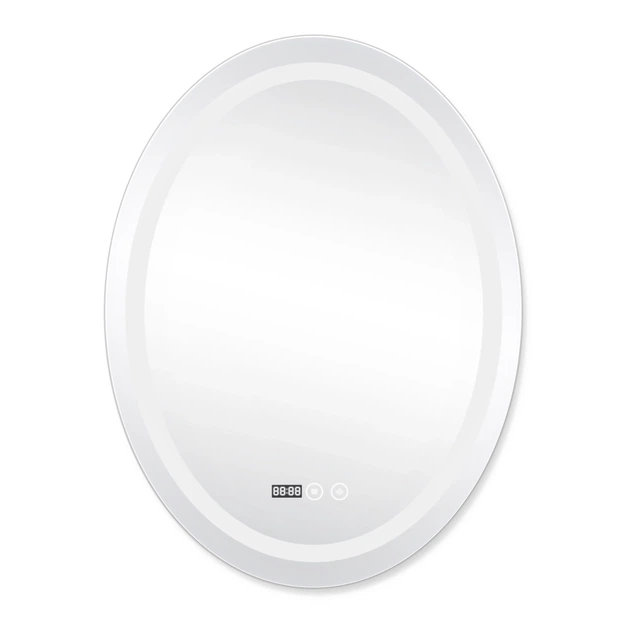 Дзеркало для ванної кімнати Qtap Mideya 600x800 DC-F801 з LED-підсвічуванням та антизапотіванням (QT2078F801W) - зображення 2
