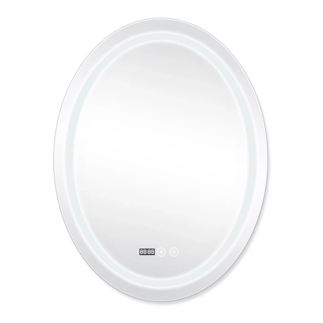 Дзеркало для ванної кімнати Qtap Mideya 600x800 DC-F801 з LED-підсвічуванням та антизапотіванням (QT2078F801W) - зображення 3