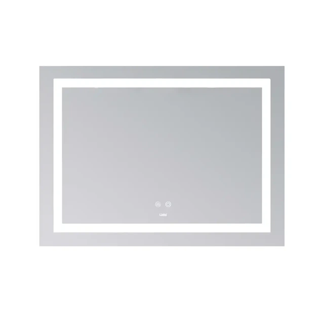 Дзеркало для ванної кімнати Lidz Kubis KU1 700x900 прямокутне, з фронтальною LED-підствідкою (LD78LF904907048451) - зображення 4