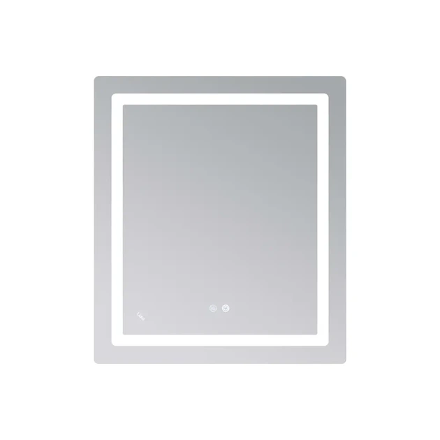 Зеркало для ванной комнаты Lidz Kubis KU2 700x800 прямоугольное, с фронтальной LED-подсветкой (LD78LF904708048447) - Фото 3 Зеркало для ванной комнаты Lidz Kubis KU2 700x800 прямоугольное, с фронтальной LED-подсветкой (LD78LF904708048447) - изображение 3