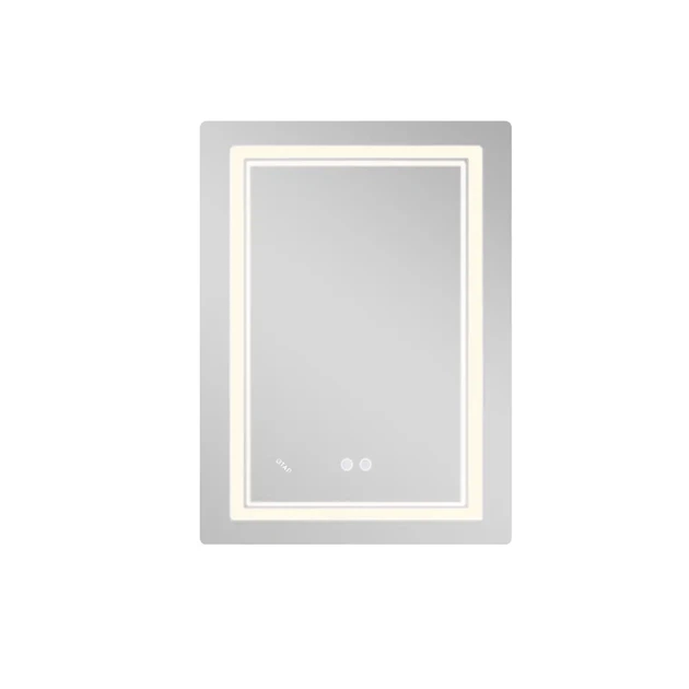 Дзеркало для ванної кімнати Qtap Cardinal CA2 800x600 прямокутне, з фронтальною LED-підствідкою (QT0478C608048453) - зображення 5