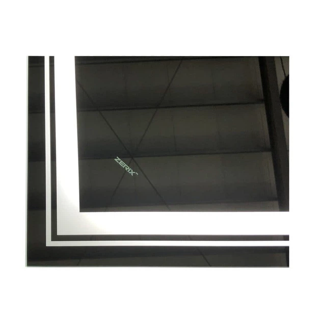 Дзеркало для ванної кімнати Zerix Alive MR06 600x800 прямокутне, з фронтальною LED-підствідкою (ZX6062) - зображення 3