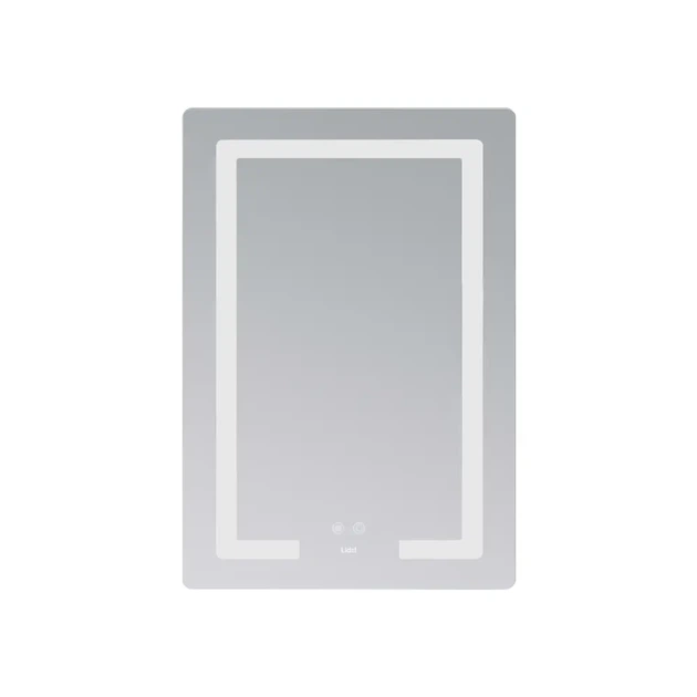 Зеркало для ванной комнаты Lidz Kubis KU2 800x500 прямоугольное, с фронтальной LED-подсветкой (LD78LF936508048448) - изображение 3