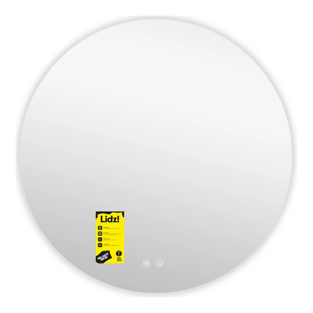 Дзеркало для ванної кімнати Lidz Astra 800x800 кругле, з LED-підсвічуванням та антизапотіванням (LDASR80049290) - зображення 4