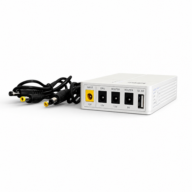 Безперебійник для роутера WGP 302 13500mAh 27W з блоком живлення ДБЖ mini ups для роутера Джерело безперебійного живлення WIFI - изображение 4