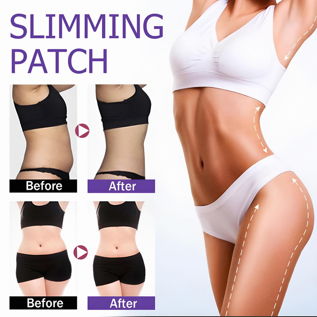 Патчи для похудения Slim 30 шт. Пластырь для похудения из натуральных компонентов - изображение 8