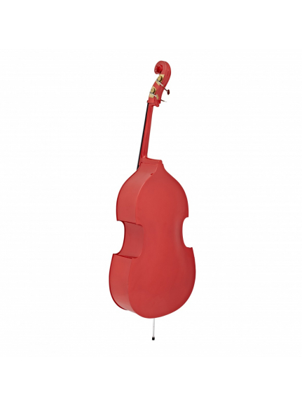 Контрабас STENTOR 1950LCRD Harlequin Rockabilly Double Bass 3/4 (Red) - зображення 5