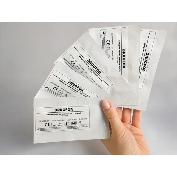 Tест на алкоголь ALC- в слюне DRUGFOR - изображение 5