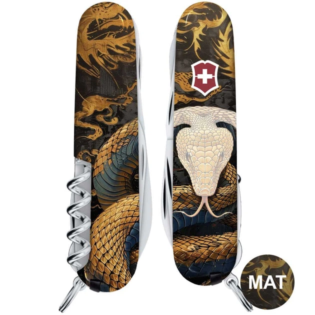 Нож Victorinox Huntsman Zodiac Змея Aztec Gold (1049-Vx13713.3_Z4280pk) - изображение 5