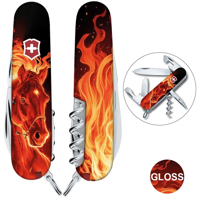 Нож Victorinox Spartan Zodiac Конь Wildfire Red (1049-Vx13603_Z5200pk) - изображение 2
