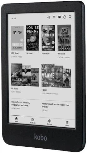 Електронна книга Kobo Clara BW 16GB - Фото 2 Електронна книга Kobo Clara BW 16GB - зображення 2
