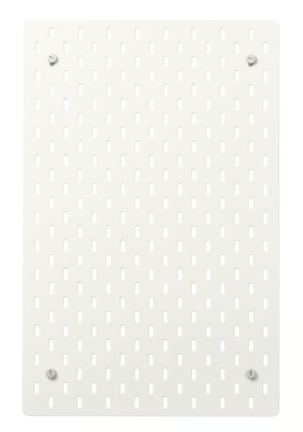 Перфорированная доска, белая, 36x56 см. SKADIS IKEA 205.866.46 - Фото 1 Перфорированная доска, белая, 36x56 см. SKADIS IKEA 205.866.46 - изображение 1