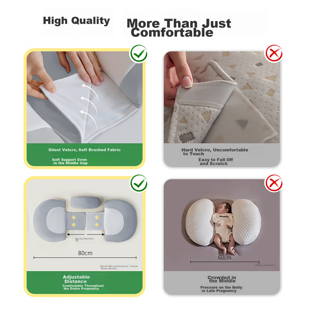 Подушка BabyWatch для вагітних U-подібна, для сну на боці, подарункова - Фото 9 Подушка BabyWatch для вагітних U-подібна, для сну на боці, подарункова - зображення 9