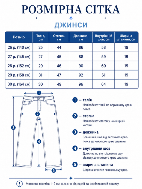 Прямые темно-синие джинсы для мальчика (H8012) 158 - Фото 3 Прямые темно-синие джинсы для мальчика (H8012) 158 - изображение 3