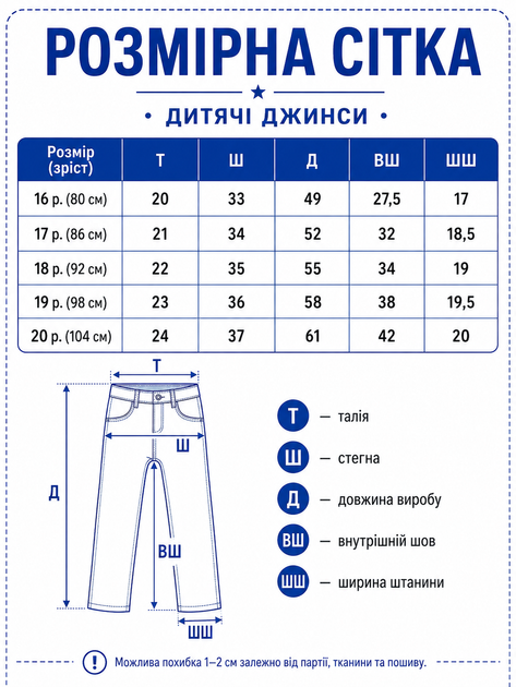 Джинсы для девочки 80-104 см прямые синие со стразами (5292) 98 см - Фото 3 Джинсы для девочки 80-104 см прямые синие со стразами (5292) 98 см - изображение 3