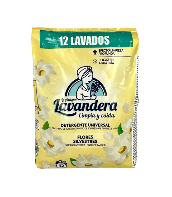 Пральний порошок Lavandera Flores Silvestres універсальний з ароматом польових квітів, 660 г (12 прань)